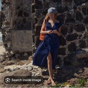 NWT Doen Saison dress - Adriatic (navy) size L